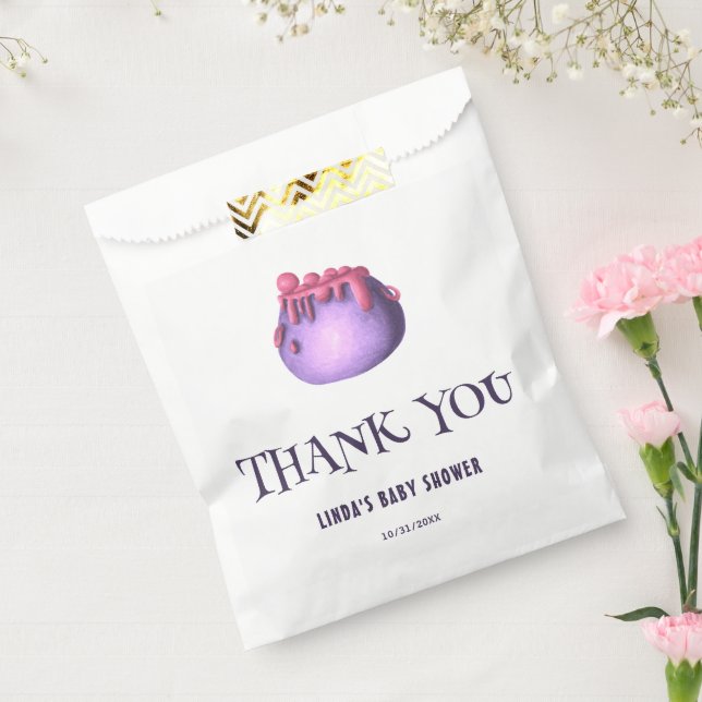 Bolsa De Papel Un bebé está preparando Baby Shower de Halloween G (Sellado)