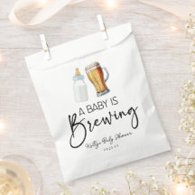 Un bebé está preparando Baby Shower de vidrio de c