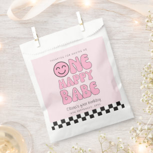Bolsa De Papel Un bebé feliz cara feliz rosa