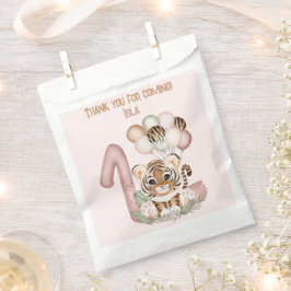 Bolsa De Papel Un Chica, un salvaje Safari de Tigre, primer Fiest