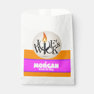 Bolsa De Papel Un día de tipo Morgan: con el logotipo de la mecha