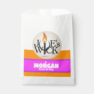 Bolsa De Papel Un día de tipo Morgan: con el logotipo de la mecha