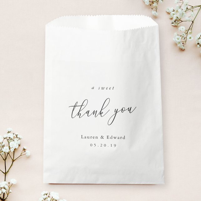 Bolsa De Papel Un dulce gracias Boda Doughnut Candy Sweets (Subido por el creador)