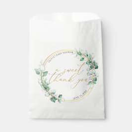 Bolsa De Papel Un dulce gracias Eucalyptus Greenery Baby Shower