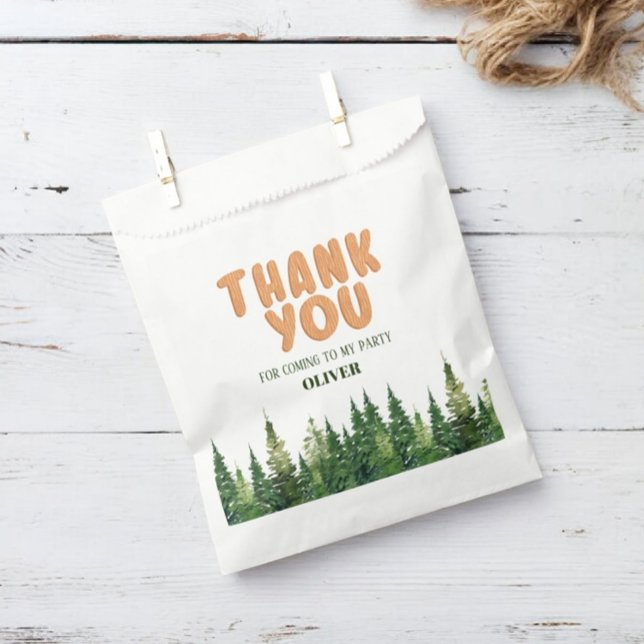 Bolsa De Papel Un Feliz Camionero Madera Niños Primer Cumpleaños (Subido por el creador)