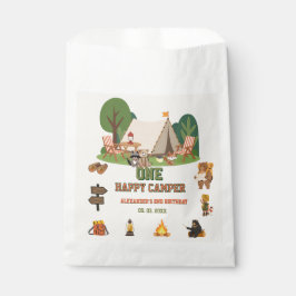 Bolsa De Papel Un feliz campista safari Bosque cumpleaños 1