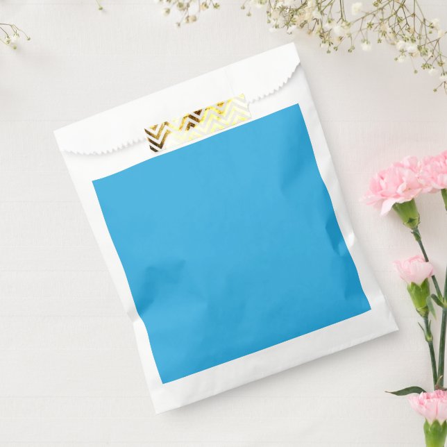 Bolsa De Papel un fondo azul con (Sellado)