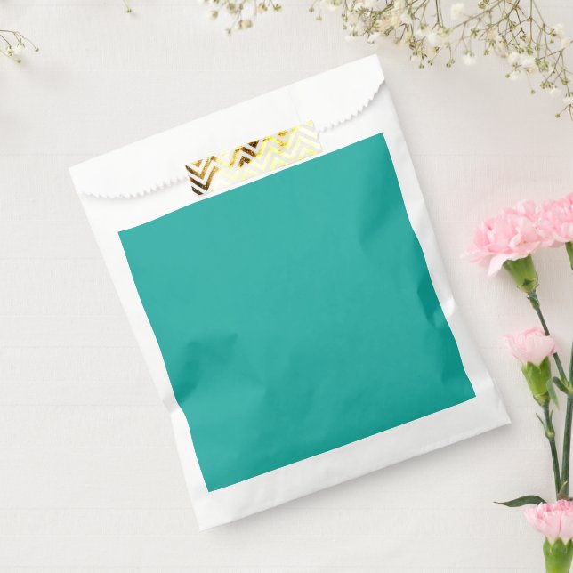 Bolsa De Papel un fondo verde con (Sellado)