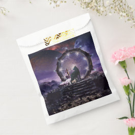 Bolsa De Papel Un hada y un lobo oscuro