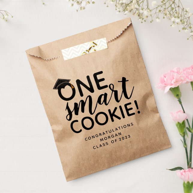 Bolsa De Papel Un Kraft de graduación de cookie inteligente (Sellado)