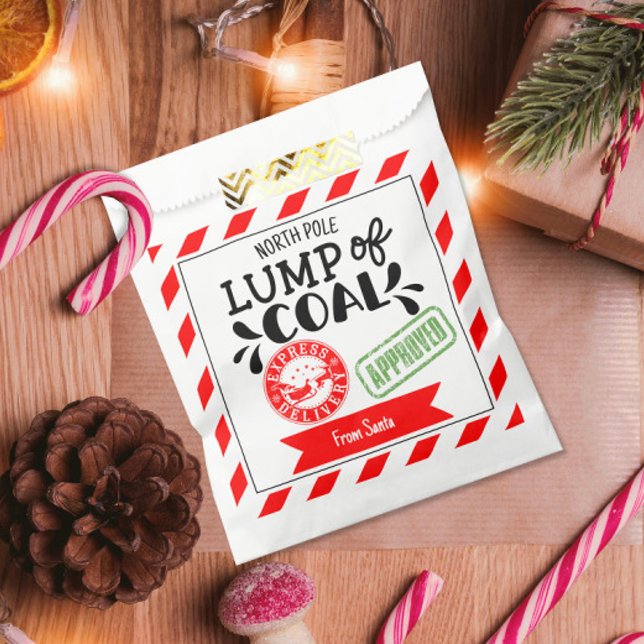 Bolsa De Papel Un montón de Navidades del carbón  fiesta secreto  (Subido por el creador)
