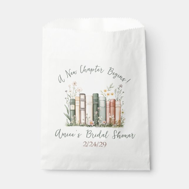 Bolsa De Papel ¡Un Nuevo Capítulo Comienza! Primavera Floral Desp (Anverso)