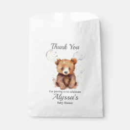 Bolsa De Papel Un Oso Neutral De Género Gracias Por Favorecer Las