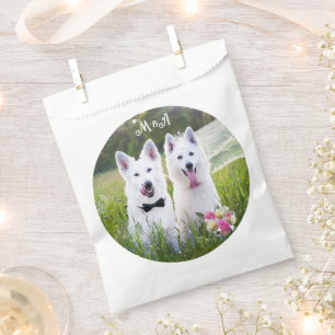 Bolsa De Papel Un par romántico de perros casados