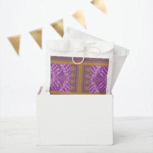 Bolsa De Papel un patrón cruzado de costura con un color púrpura 