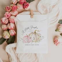 Un pequeño Baby Shower Chica de calabaza