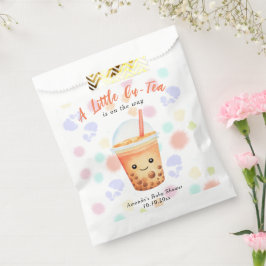 Bolsa De Papel Un pequeño baby shower de burbujas de té Cu-Tea