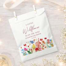 Un pequeño Baby Shower de flores silvestres