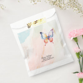 Bolsa De Papel Un pequeño Baby Shower de mariposa pintoresca