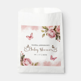 Bolsa De Papel Un pequeño Baby Shower mariposa