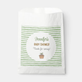 Bolsa De Papel Un pequeño brote en el camino