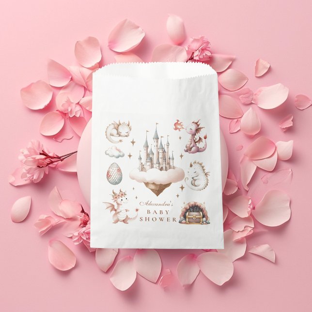 Bolsa De Papel Un pequeño dragón está en camino a Baby Shower (Subido por el creador)