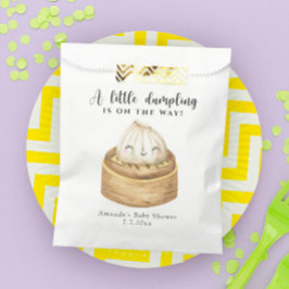 Bolsa De Papel Un pequeño dumpling está en camino baby shower