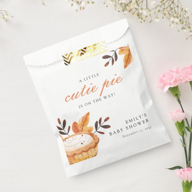 Bolsa De Papel Un pequeño muelle de caída de Baby Shower floral (Sellado)