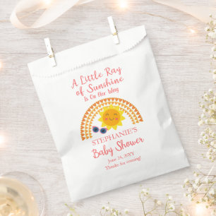 Bolsa De Papel Un pequeño rayo de luz solar Chica Baby Shower
