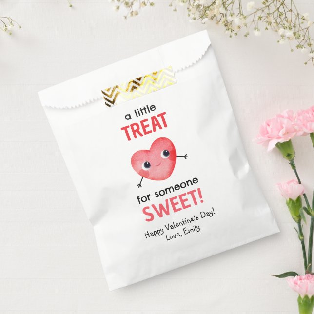 Bolsa De Papel Un pequeño regalo para alguien dulce El día de San (Sellado)