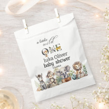 un pequeño safari salvaje, una ducha de bebé