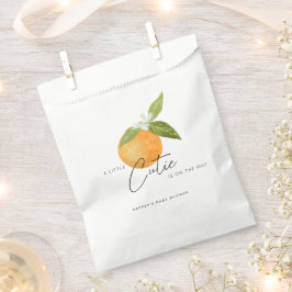 Bolsa De Papel Un poco curas Naranjas de Baby Shower