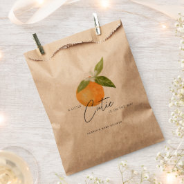 Bolsa De Papel Un poco curas Naranjas de Baby Shower