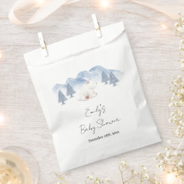 Bolsa De Papel Un poco de género neutro en invierno con un Baby S