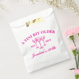 Bolsa De Papel Un poco más viejo Martini Personalizado Partido de