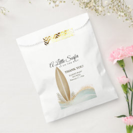Bolsa De Papel Un poco surfista de oro Minimalista Baby Shower