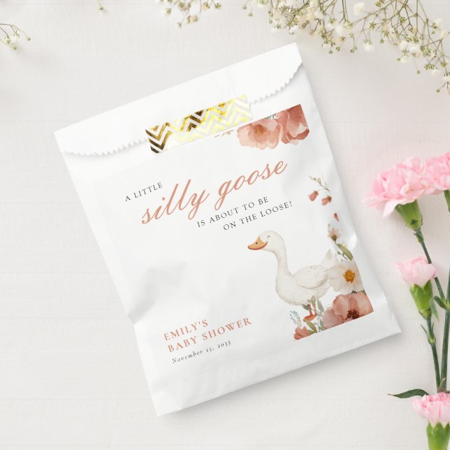 Bolsa De Papel Un poco tonto Chica Baby Shower (Sellado)