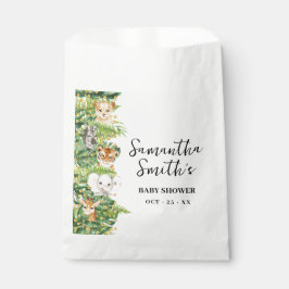 Bolsa De Papel Un salvaje Fiesta de Baby Shower de un animal safa
