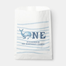 Bolsa De Papel UNA BALLENA Primer Cumpleaños Debajo Del Mar