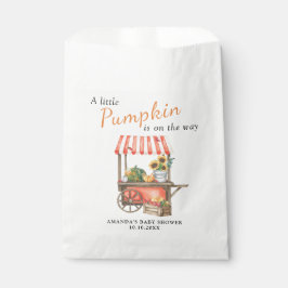 Bolsa De Papel Una calabaza está en camino a Baby Shower