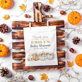 Bolsa De Papel Una calabaza está en camino - Baby Shower