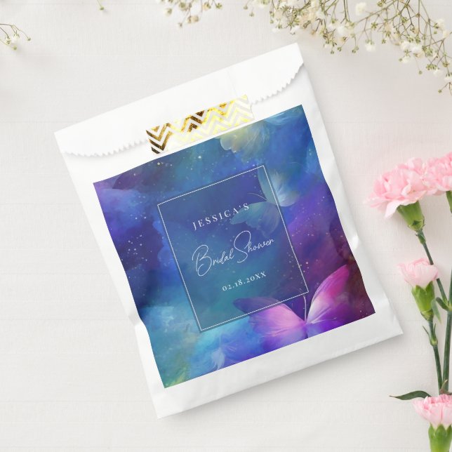 Bolsa De Papel Una ducha de novias de Butterflies (Sellado)