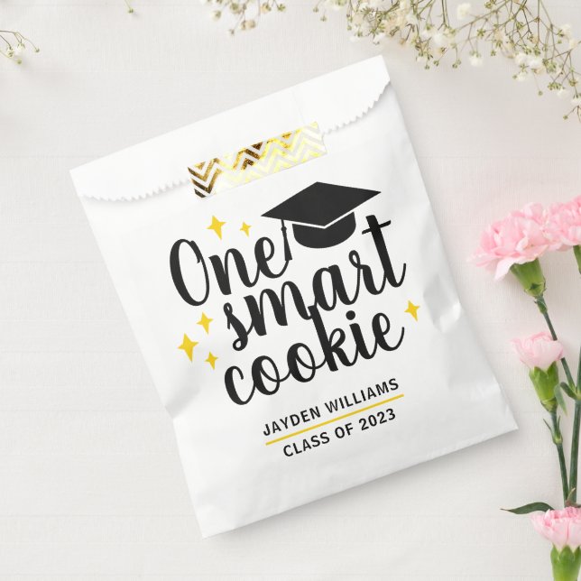 Bolsa De Papel Una graduación de Personalizado de cookie intelige (Sellado)