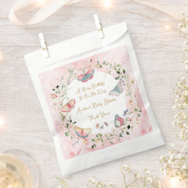 Bolsa De Papel Una mariposa bebé va camino a Baby Shower