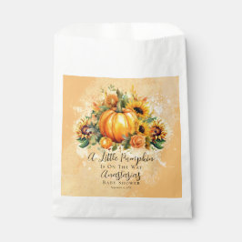 Bolsa De Papel Una pequeña calabaza | Baby Shower de caída de gir