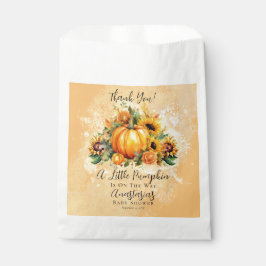 Bolsa De Papel Una pequeña calabaza | Baby Shower de caída de gir