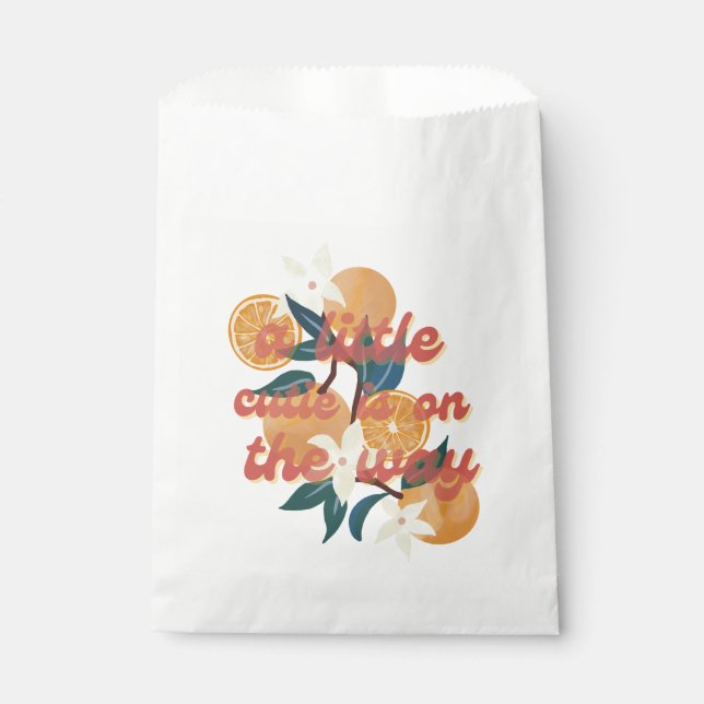 Bolsa De Papel una pequeña ducha de bebé (Anverso)