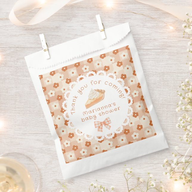Bolsa De Papel Una pequeña ducha de bebé lindo Gracias (Cortado)