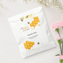 Bolsa De Papel Una pequeña miel está en camino de Honeycomb Baby