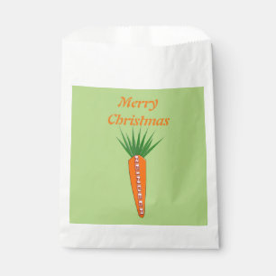 Bolsa De Papel Una zanahoria para Navidades Personalizados de ren